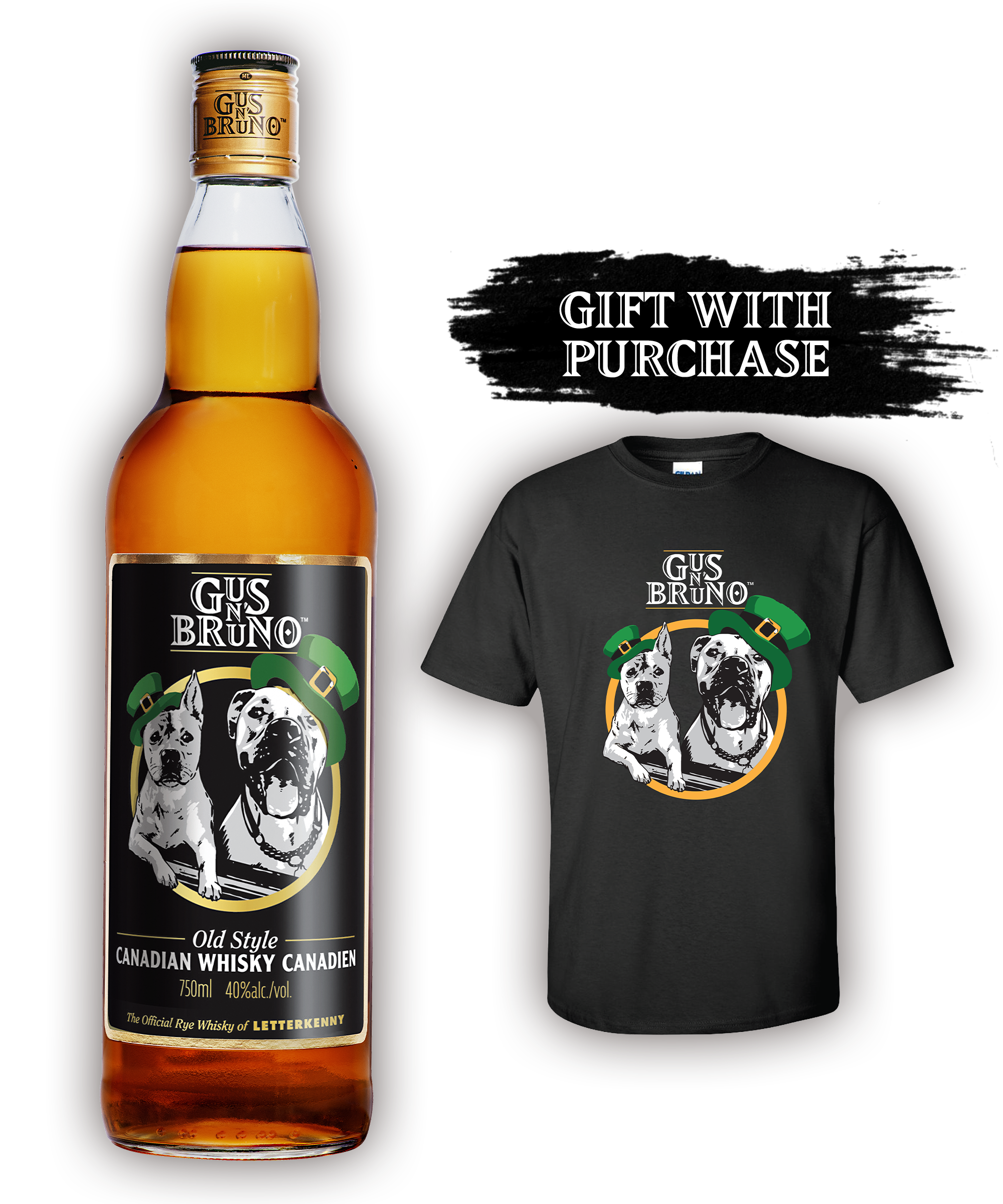 Old Style Canadian Whisky + T-Shirt - St. Patricks Day Edition