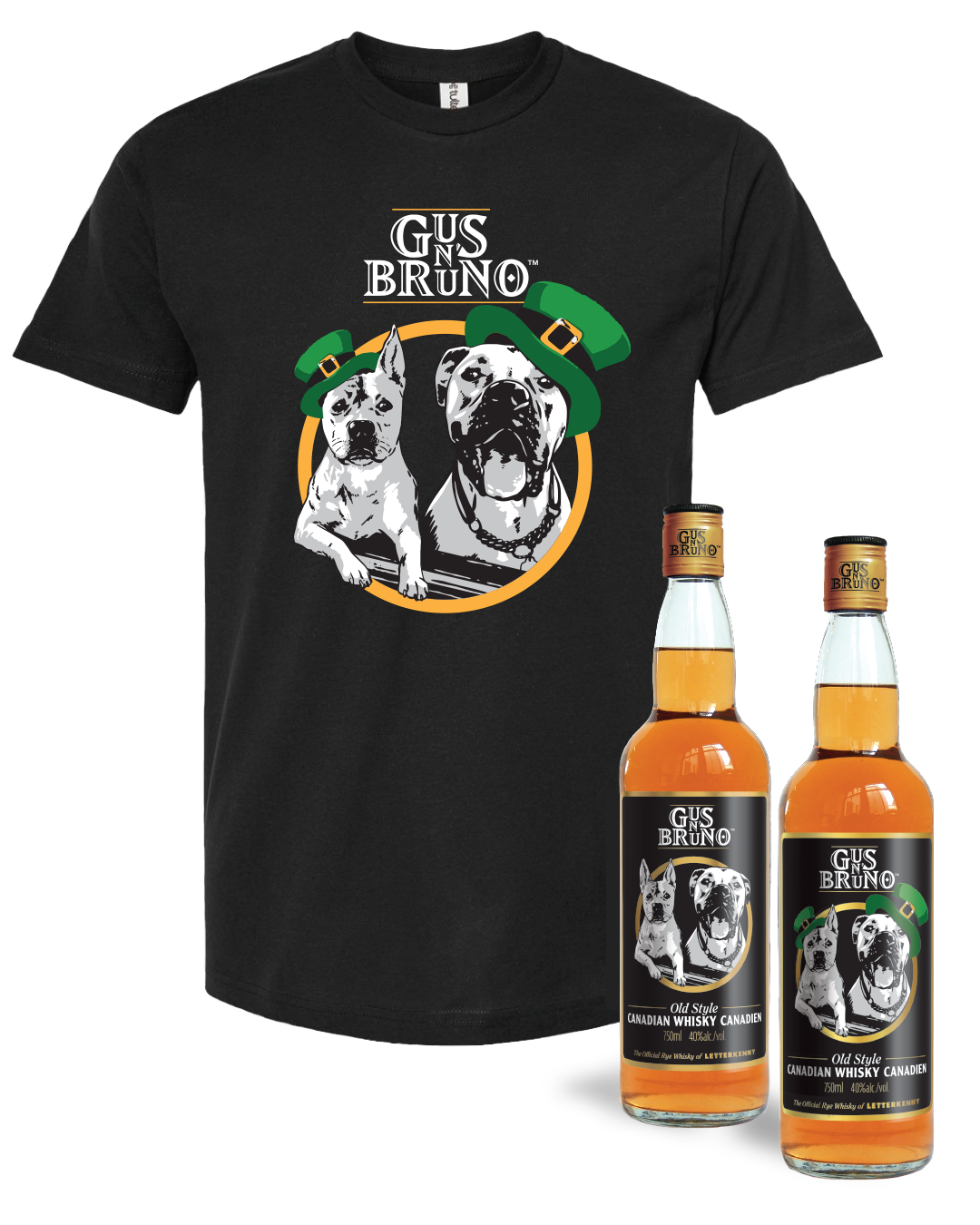 St. Patrick's Limited Edition Whisky + T-Shirt - Two Bottle Bundle